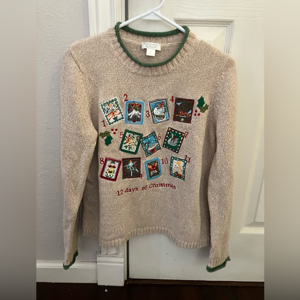 Christopher Banks 12 days of Christmas Christmas Sweater